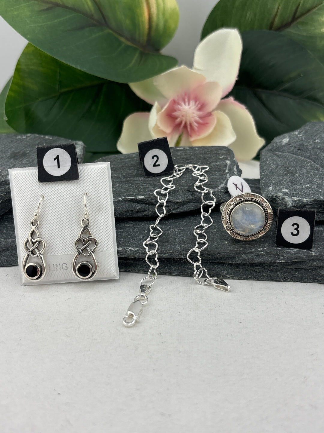 RESERVED FOR: nikie711-1/16/2025 -3 Sterling Silver Items