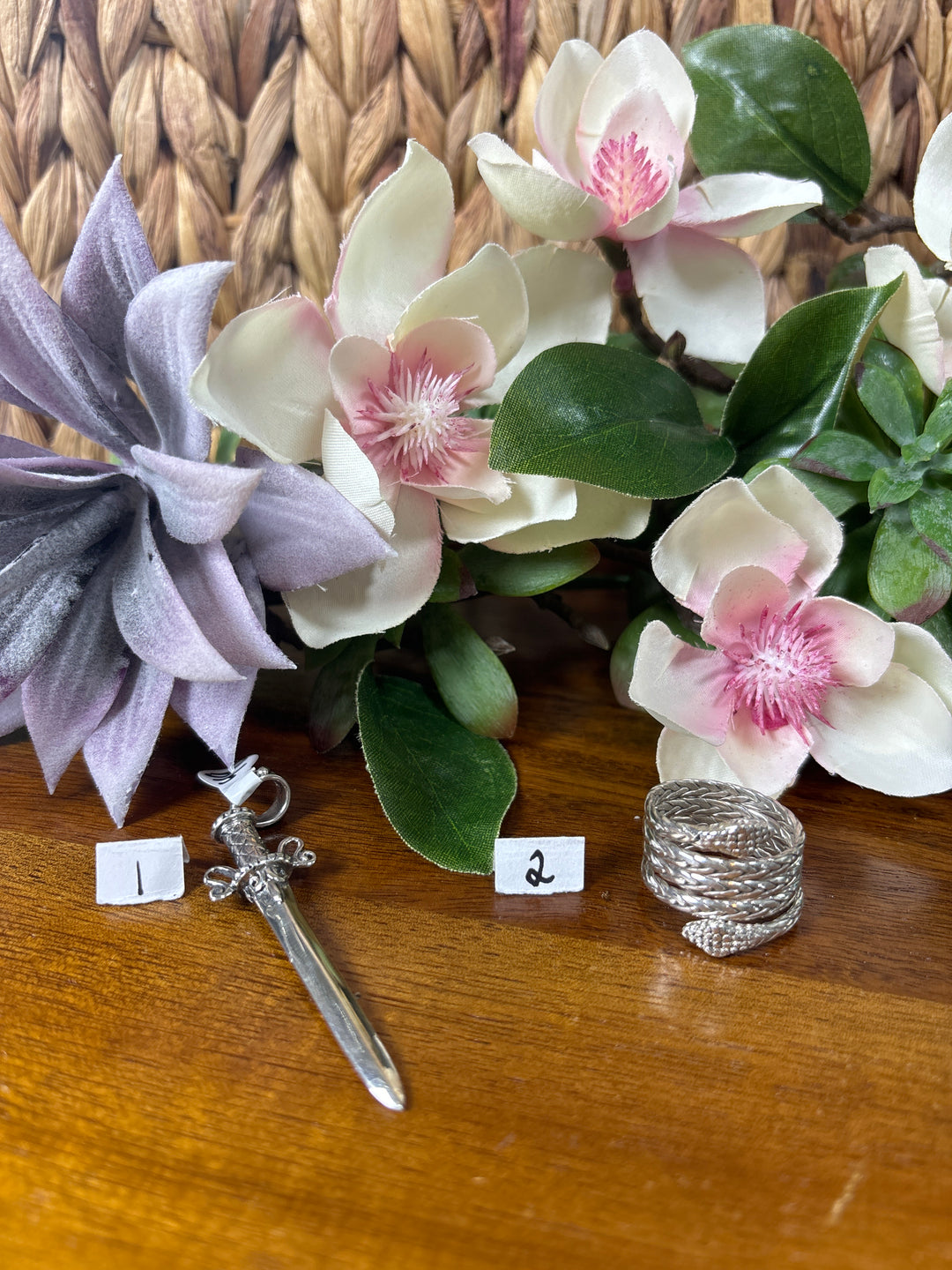 RESERVED FOR: Rock’s and Rolls 8/14/24- 2 Sterling Silver Items