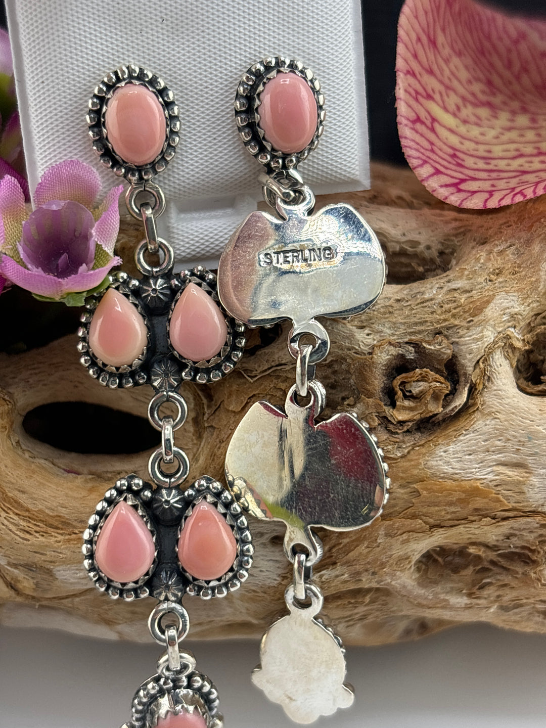 Queen Conch Southwest Statement Stud Dangles