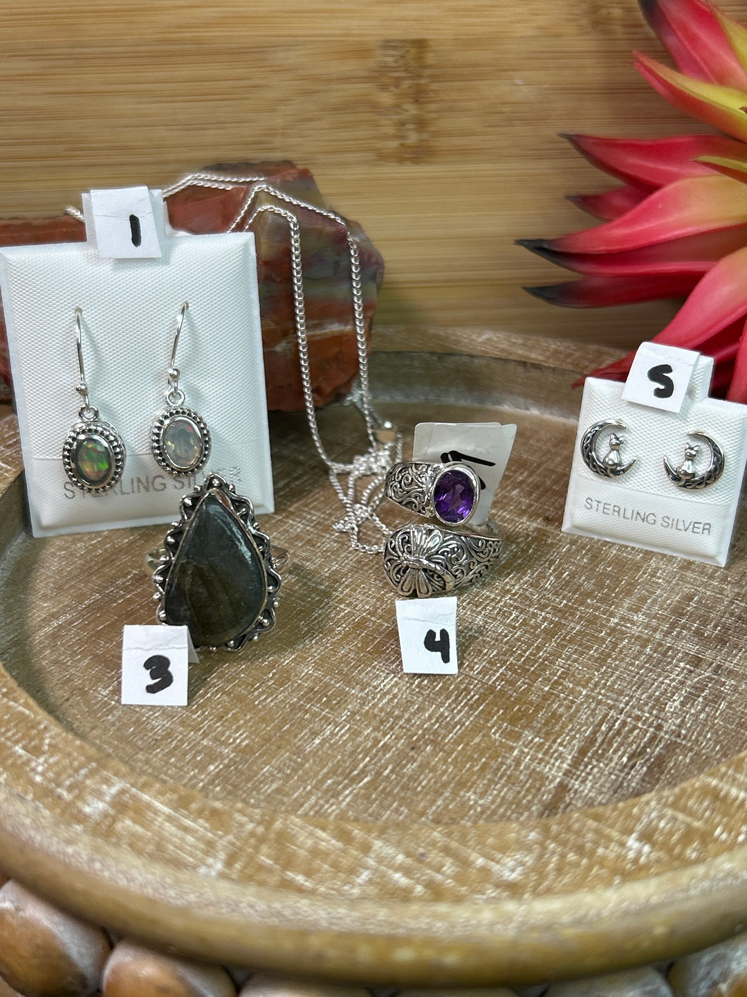 RESERVED FOR: Mary Gay Cornell-7/14/24-5 Sterling Silver Items