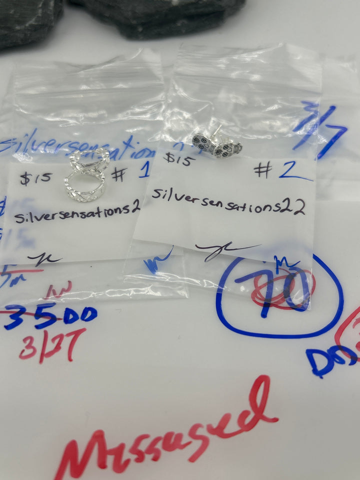 RESERVED FOR: silversensations22 - 3/7/2025 Live Show - 2 Sterling Silver Items