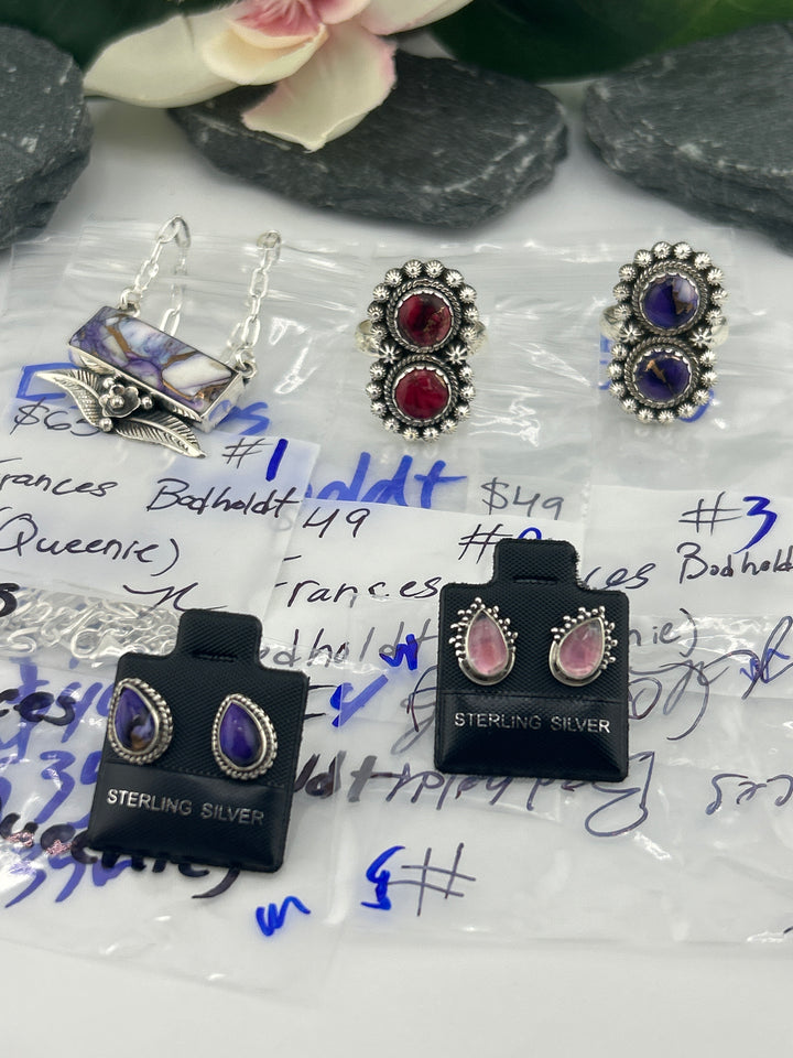RESERVED FOR: Frances Bodholdt - 5/8/2025 tiktok Live Show - 5 Sterling Silver Items