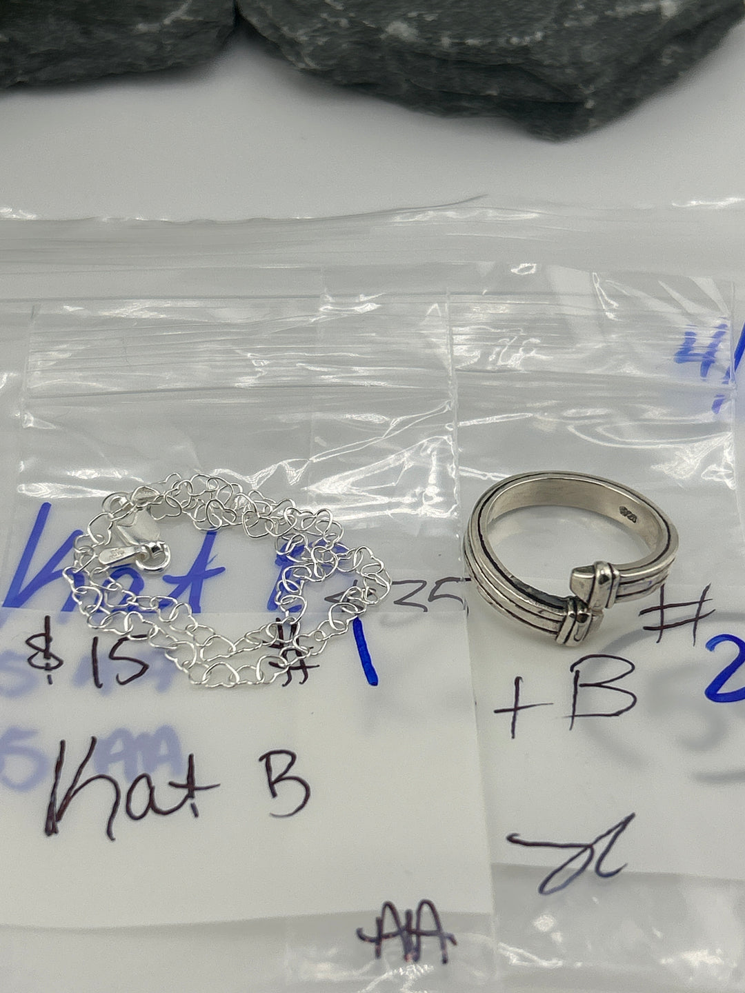 RESERVED FOR: Kat B - 4/14/2025 tiktok Live Show - 2 Sterling Silver Items