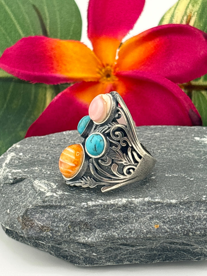 Cluster Shield Ring Size 8