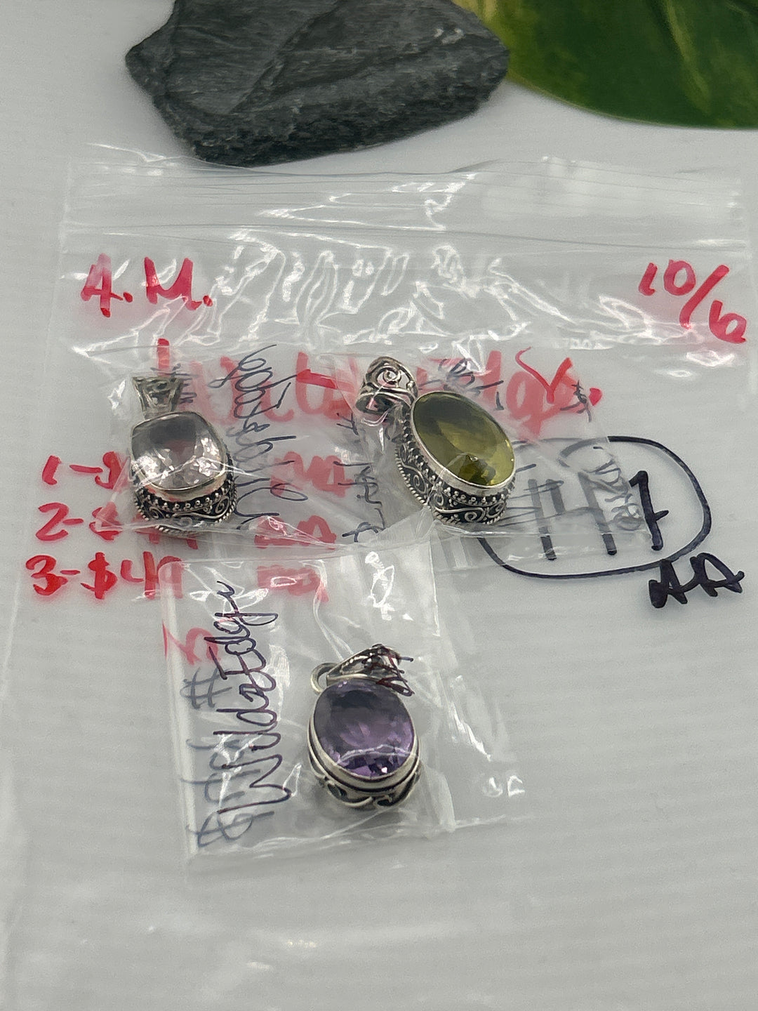AM SHOW 48HR RESERVED FOR: WildzEdge - 10/6/2025 FL tiktok Live Show - 3 Sterling Silver Items