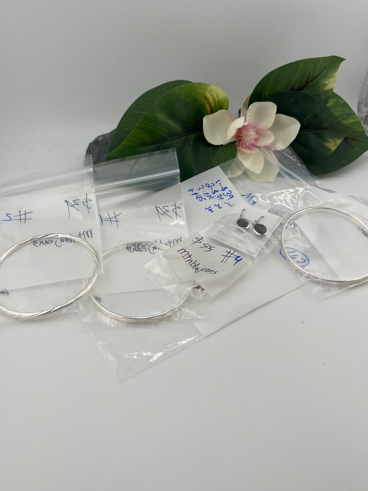 RESERVED FOR:  Mtnblujeans- 4/17/2025 tiktok Live Show -4 Sterling Silver Items