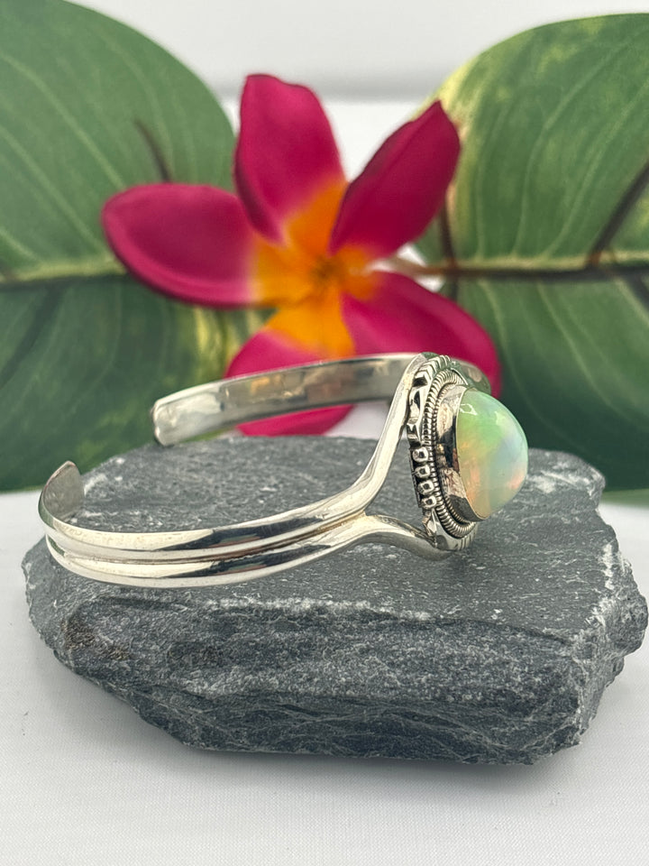 Ethiopian Opal Cuff Bracelet