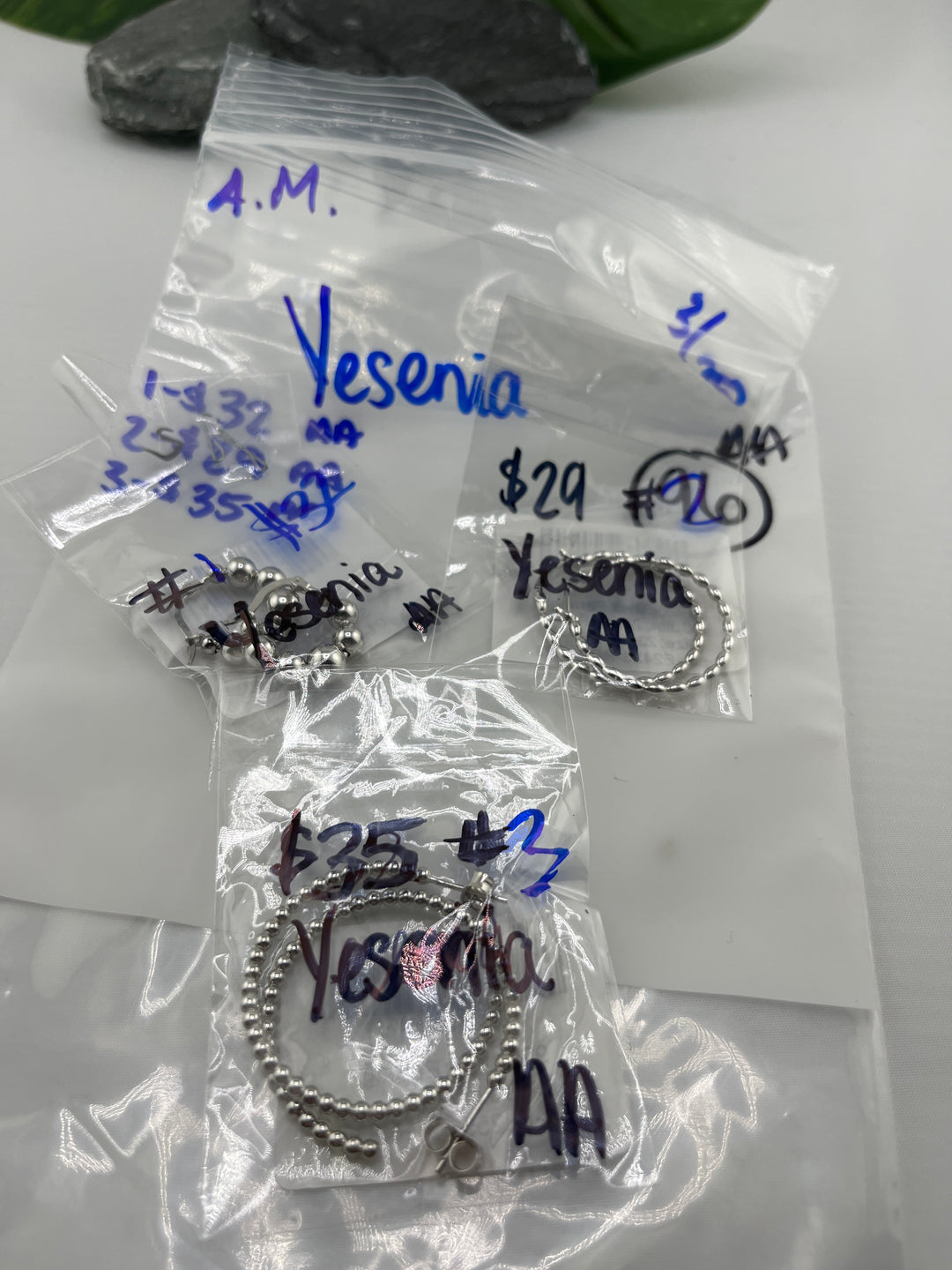 RESERVED FOR: Yesenia - 3/25/2025 A.M. Live Show - 3 Sterling Silver Items
