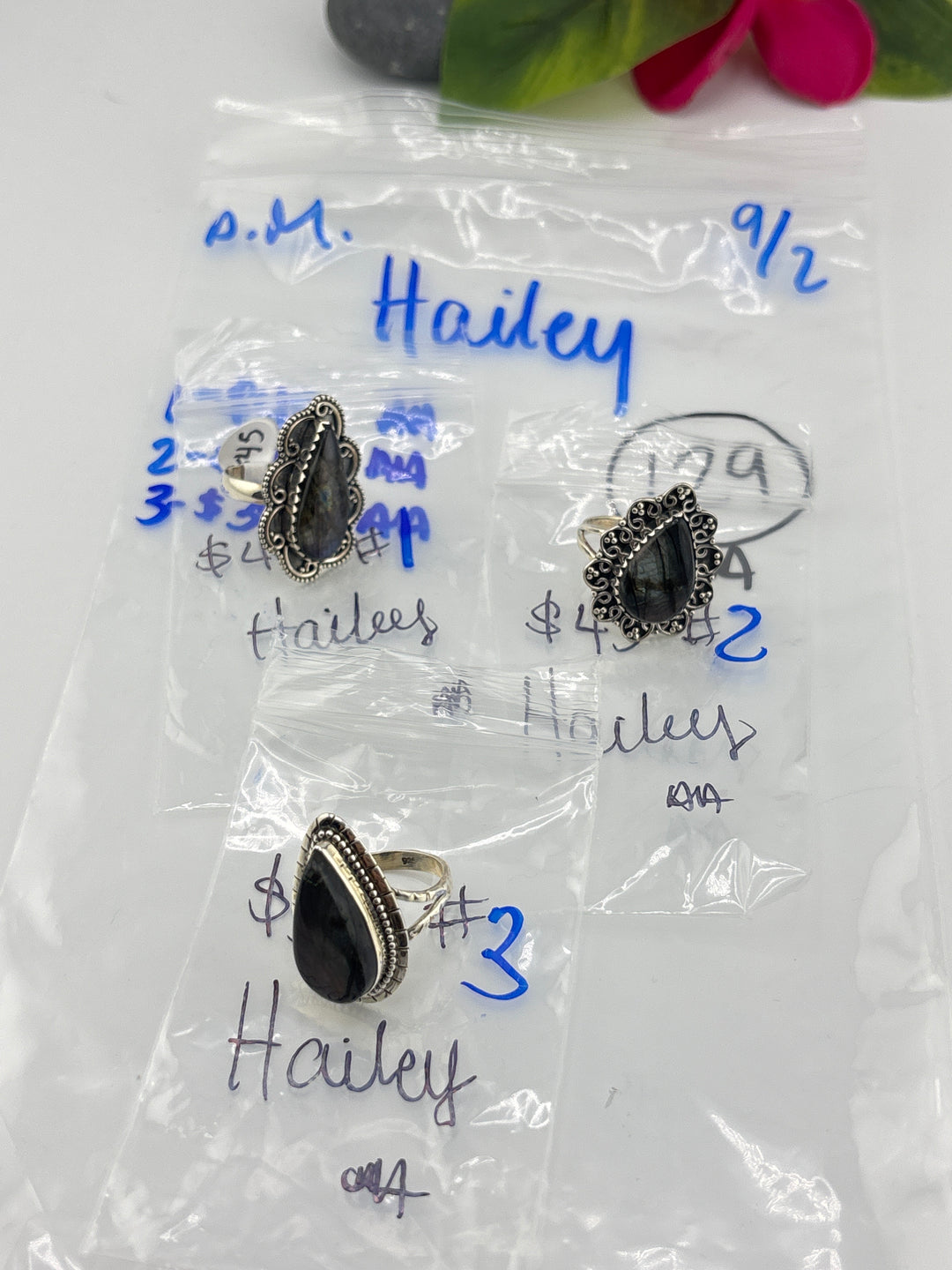 PM SHOW 48HR - RESERVED FOR: Hailey - 9/02/2025 FL tiktok Live Show - 3 Sterling Silver Items