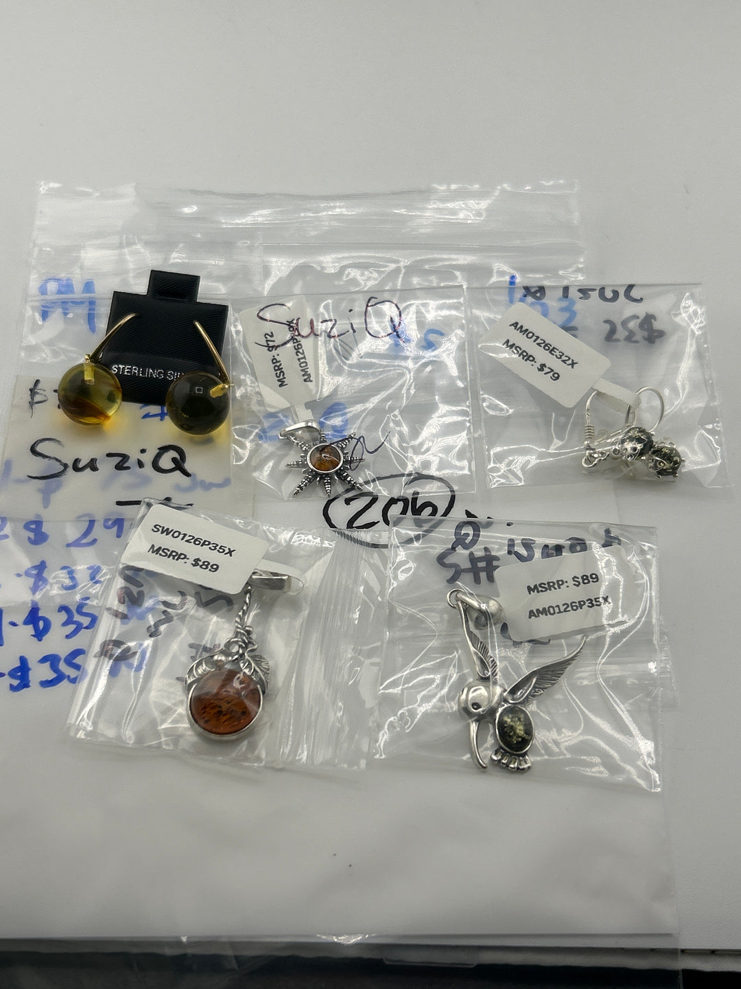 SuziQ- 1/23/26 PM -  5 925 Sterling Silver Items