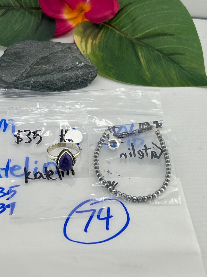 PM SHOW 48HR - RESERVED FOR: Katelin - 10/8/2025 FL tiktok Live Show - 2 Sterling Silver Items