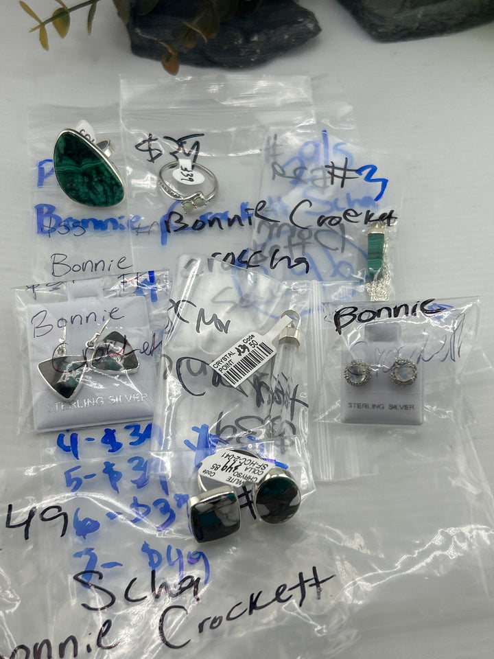 PM SHOW 48HR - RESERVED FOR: Bonnie Crockett Scha - 9/5/2025 FL tiktok Live Show - 7 Sterling Silver Items