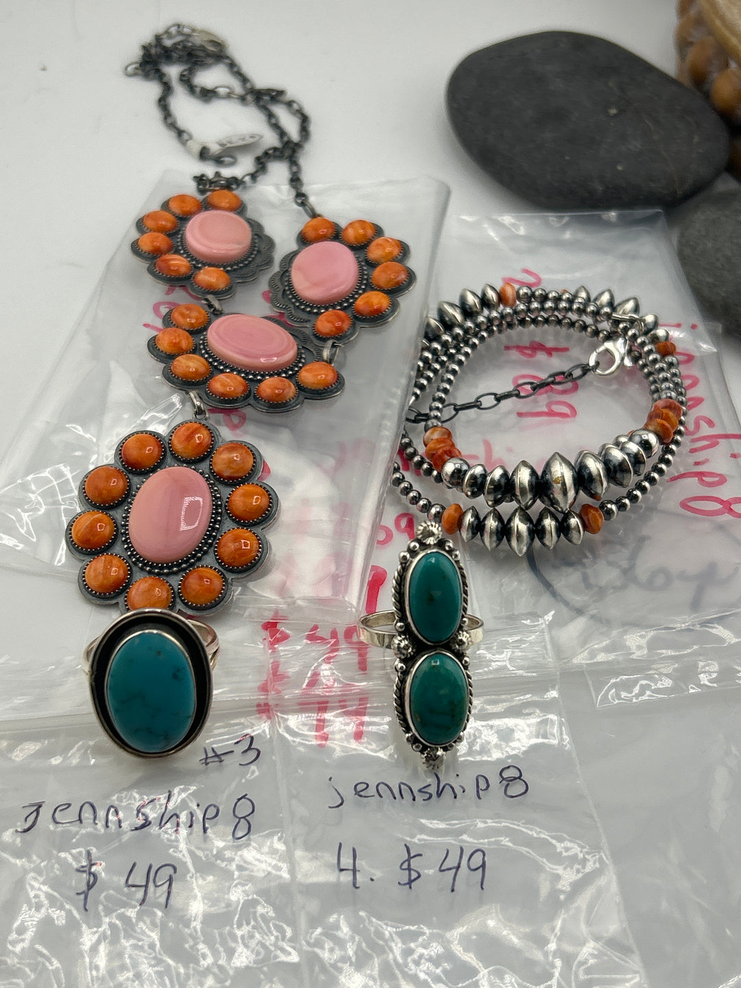AM SHOW 48HR-RESERVED FOR: jennship8 - 7/21/2025 FL tiktok Live Show - 4 Sterling Silver Items