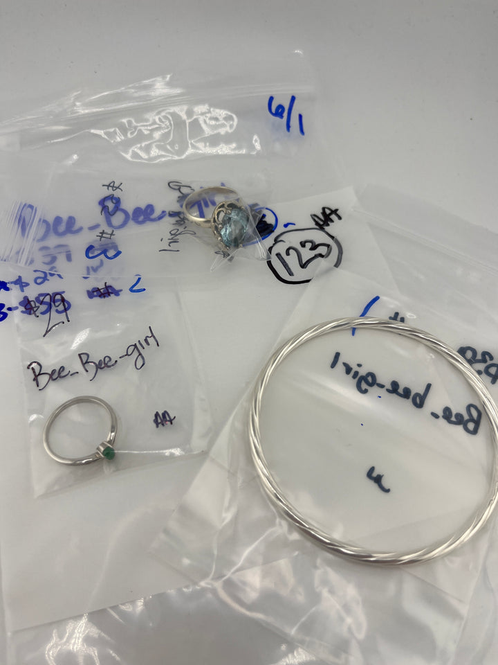 RESERVED FOR: Bee_Bee_girl - 6/1/2025 tiktok Live Show - 3 Sterling Silver Items