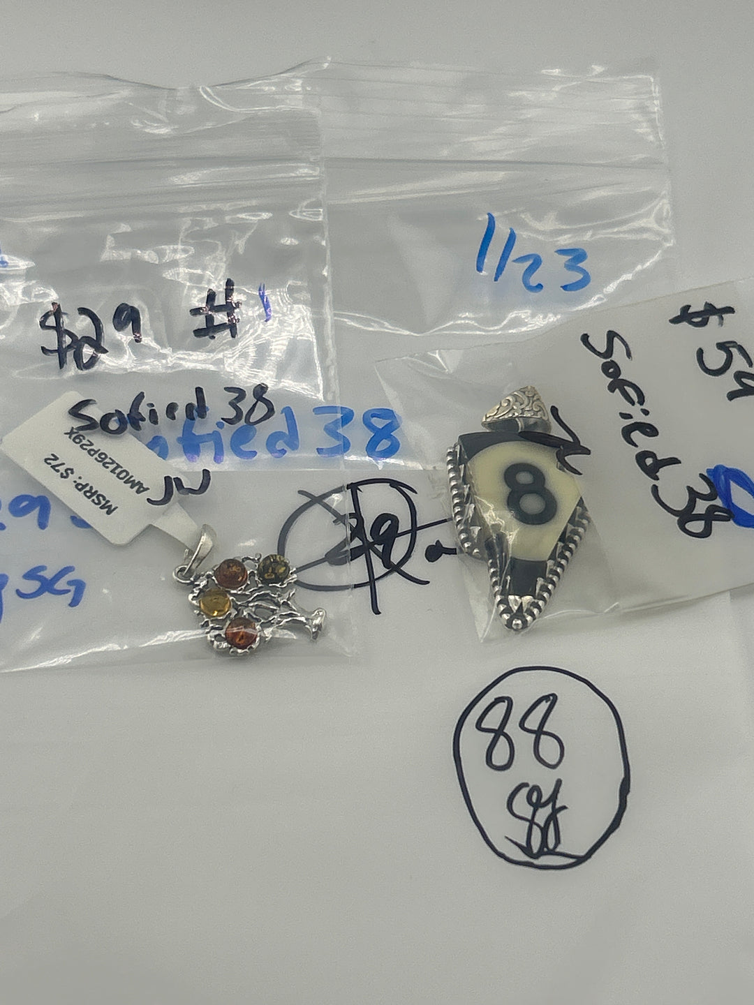 Sofied38- 1/23/26 PM -  2 925 Sterling Silver Items