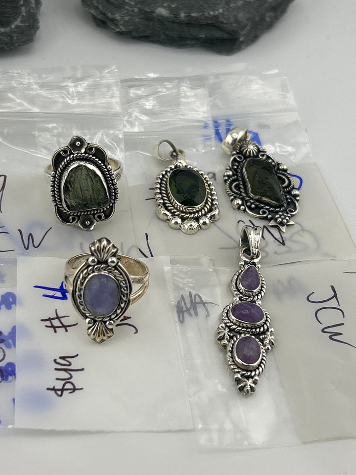 RESERVED FOR: JCW- 4/19/2025 tiktok Live Show -5  Sterling Silver Items
