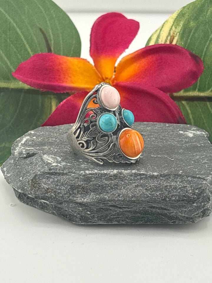 Cluster Shield Ring Size 9