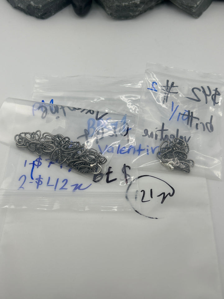 Custom sterling silver items - PM SHOW RESERVED FOR: britt valentine(BAG1) - 1/10/2026 tiktok Live Show - 2 Sterling Silver Items