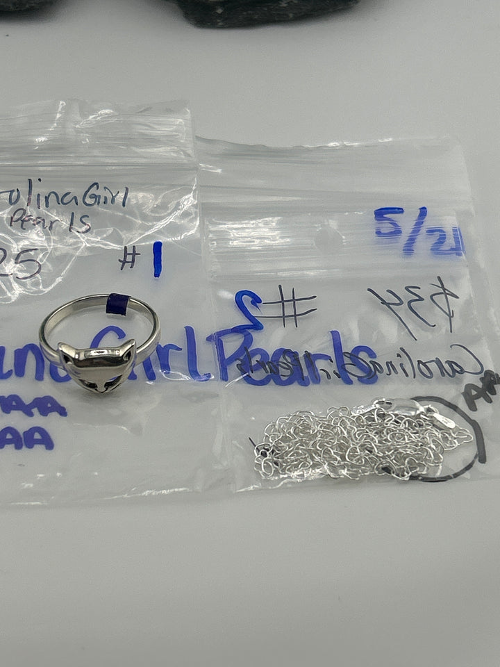 RESERVED FOR: CarolinaGirlPearls  - 5/21/2025 tiktok Live Show - 2 Sterling Silver Items