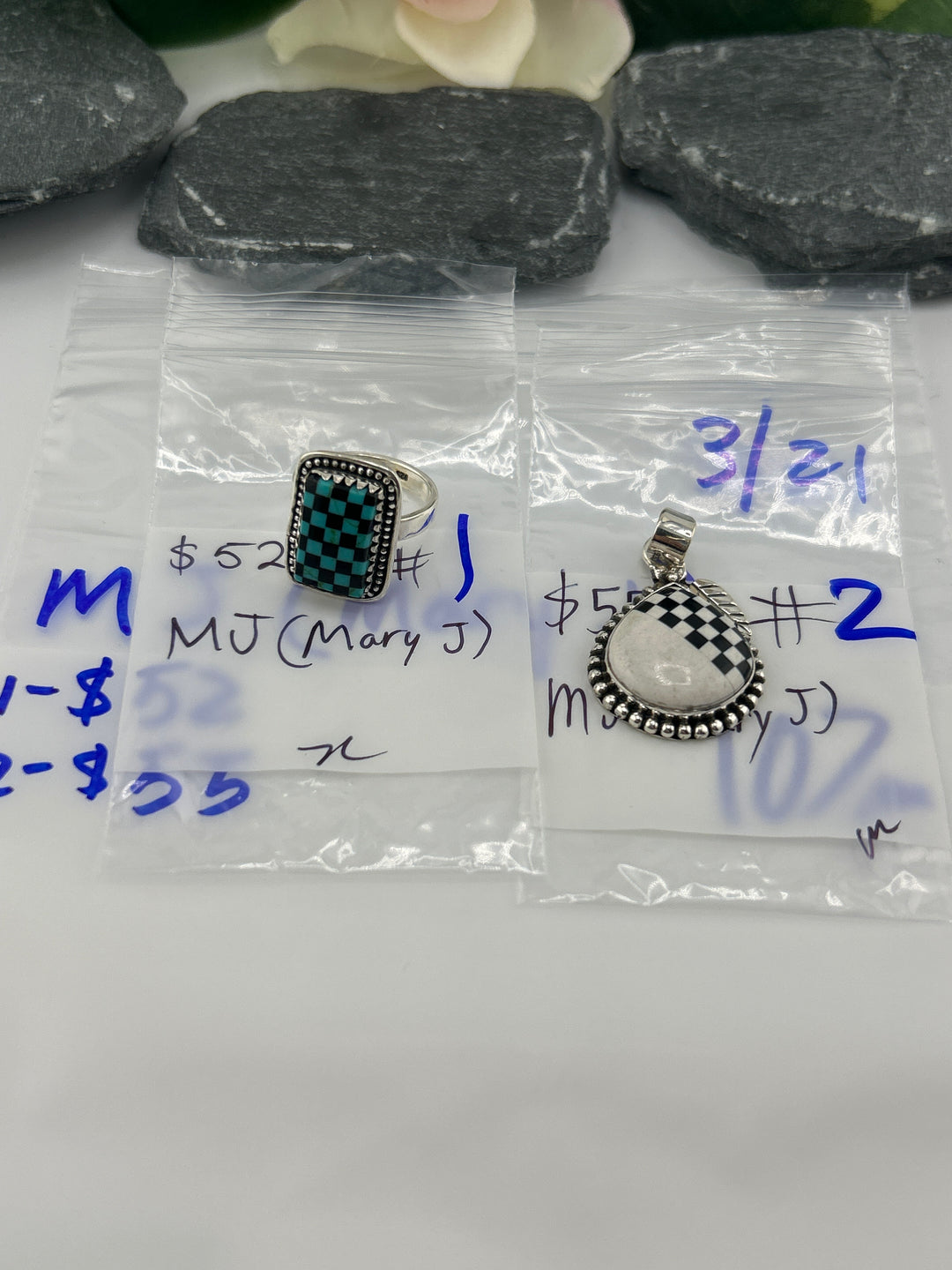 RESERVED FOR: MJ (mary j) 3/21/2025 Live Show - 2 Sterling Silver Items