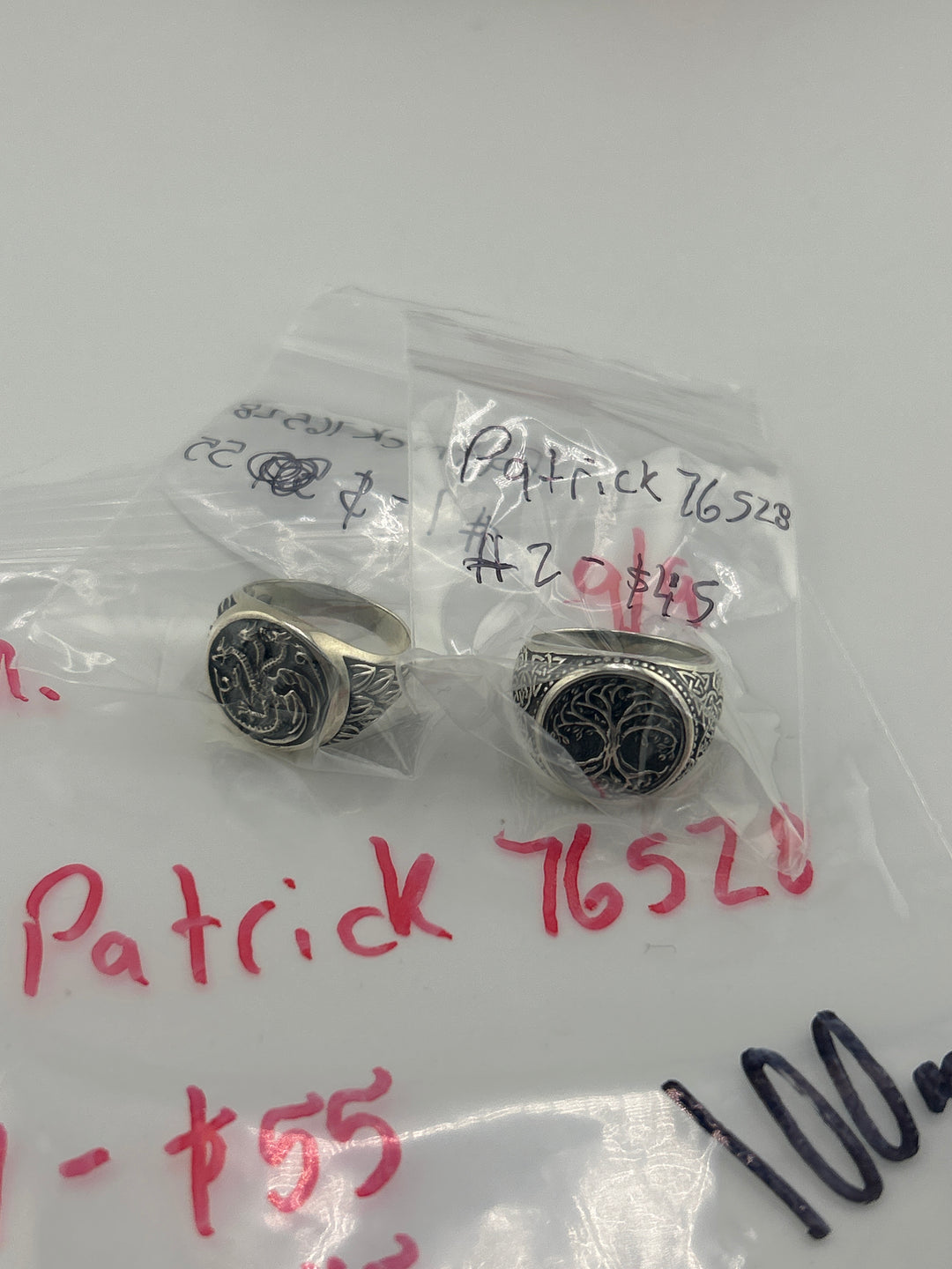 AM SHOW 48HR - RESERVED FOR: Patrick76528 - 9/9/2025 FL tiktok Live Show - 2 Sterling Silver Items