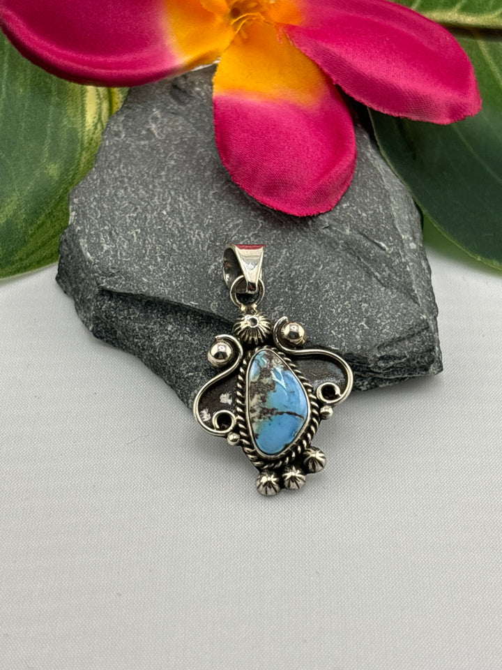 Golden Hills Turquoise Pendant