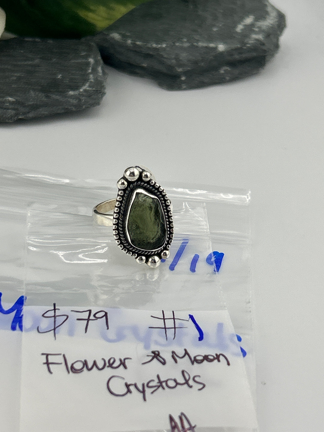 RESERVED FOR:  Flower & Moon Crystals- 4/19/2025 tiktok Live Show -1  Sterling Silver Items