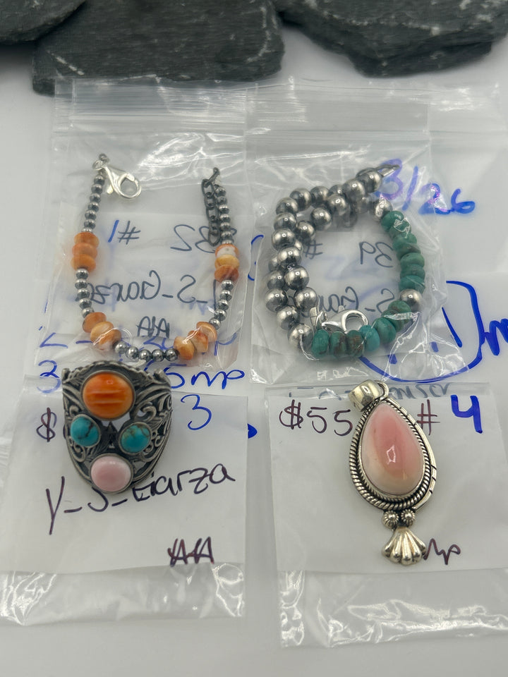 RESERVED FOR: Y_s_Garza - 3/26/2025 tiktok Live Show - 4 Sterling Silver Items