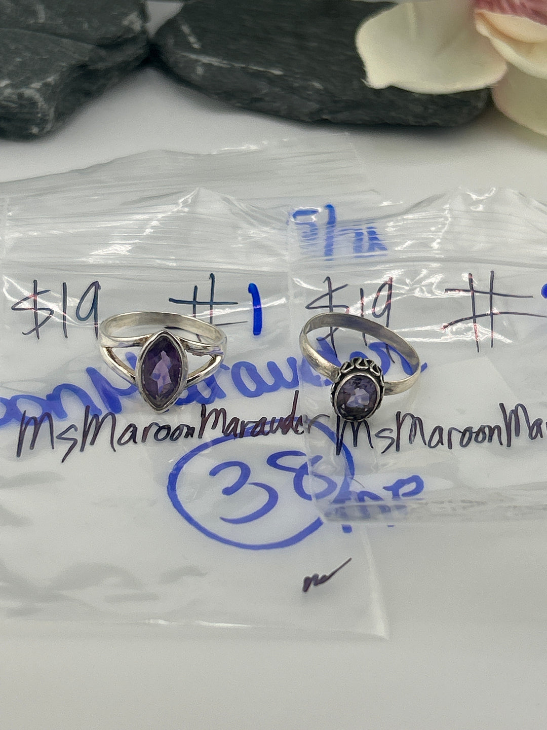 RESERVED FOR: MsMaroonMarauder  - 5/21/2025 tiktok Live Show - 2 Sterling Silver Items