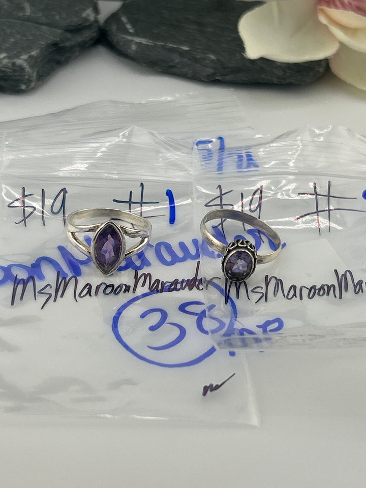 RESERVED FOR: MsMaroonMarauder  - 5/21/2025 tiktok Live Show - 2 Sterling Silver Items