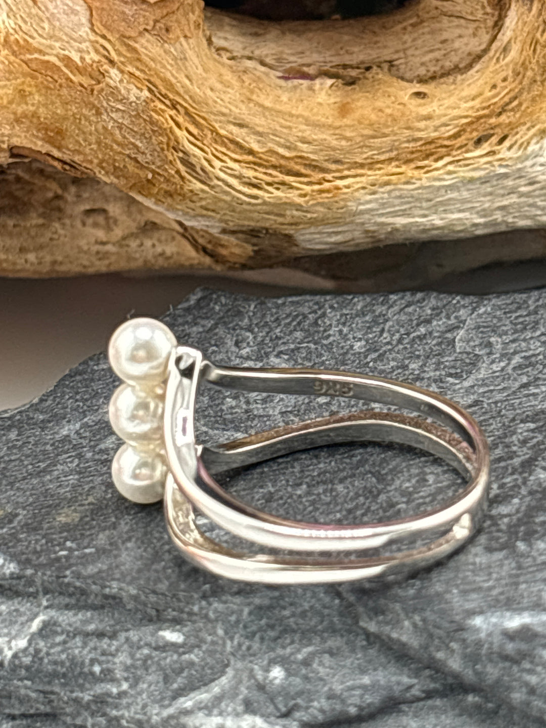 Faux Multi-Pearl Ring