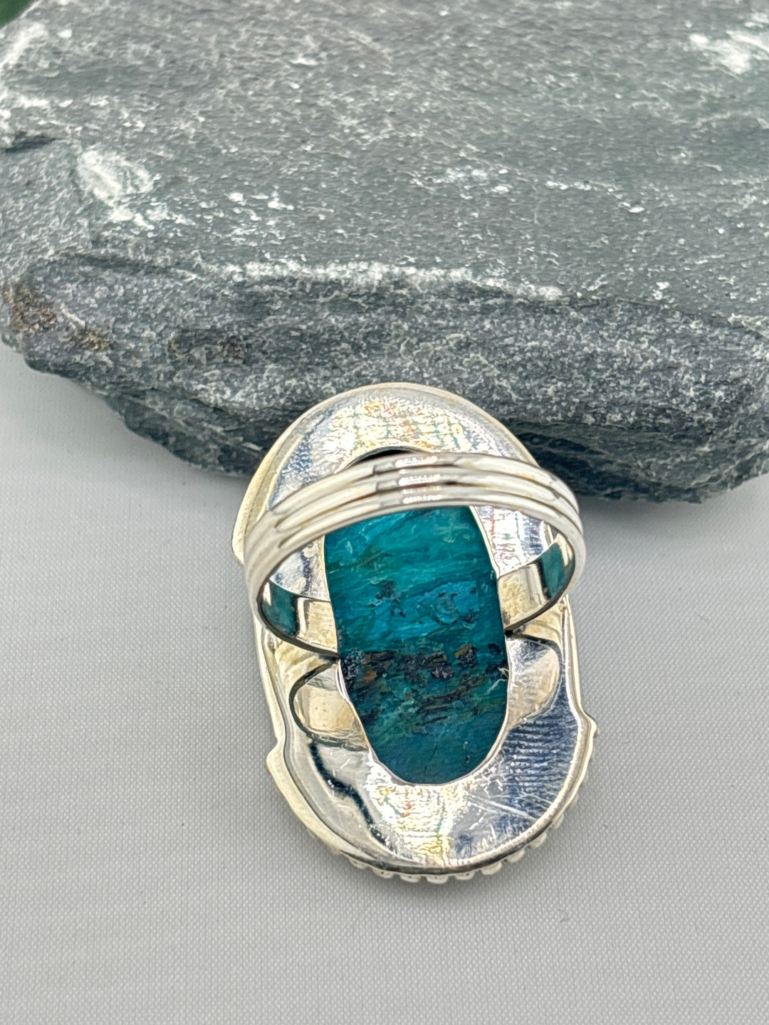 Opalized Wood Ring Size 12.25