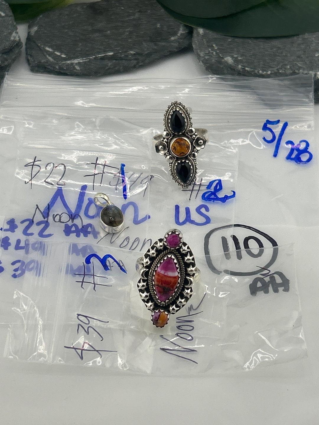 RESERVED FOR: Noon us - 5/28/2025 tiktok Live Show - 3 Sterling Silver Items