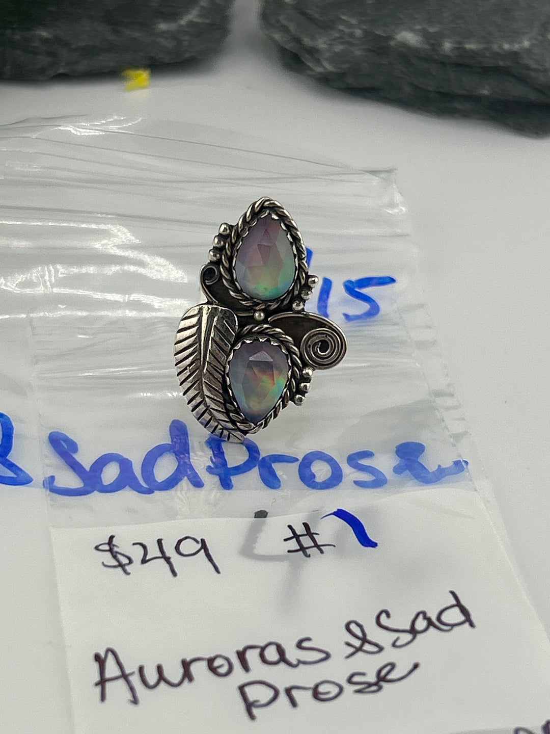 RESERVED FOR: Auroras&SadProse- 4/15/2025 tiktok A.M. Live Show - 1 Sterling Silver Items
