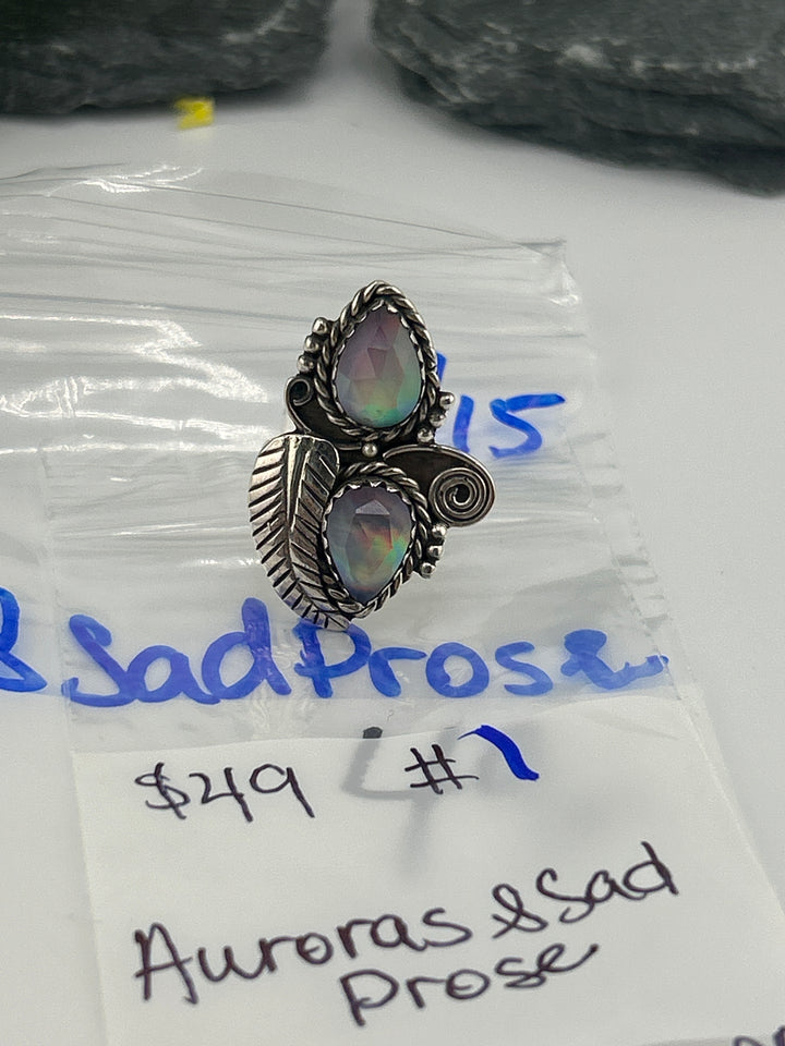 RESERVED FOR: Auroras&SadProse- 4/15/2025 tiktok A.M. Live Show - 1 Sterling Silver Items