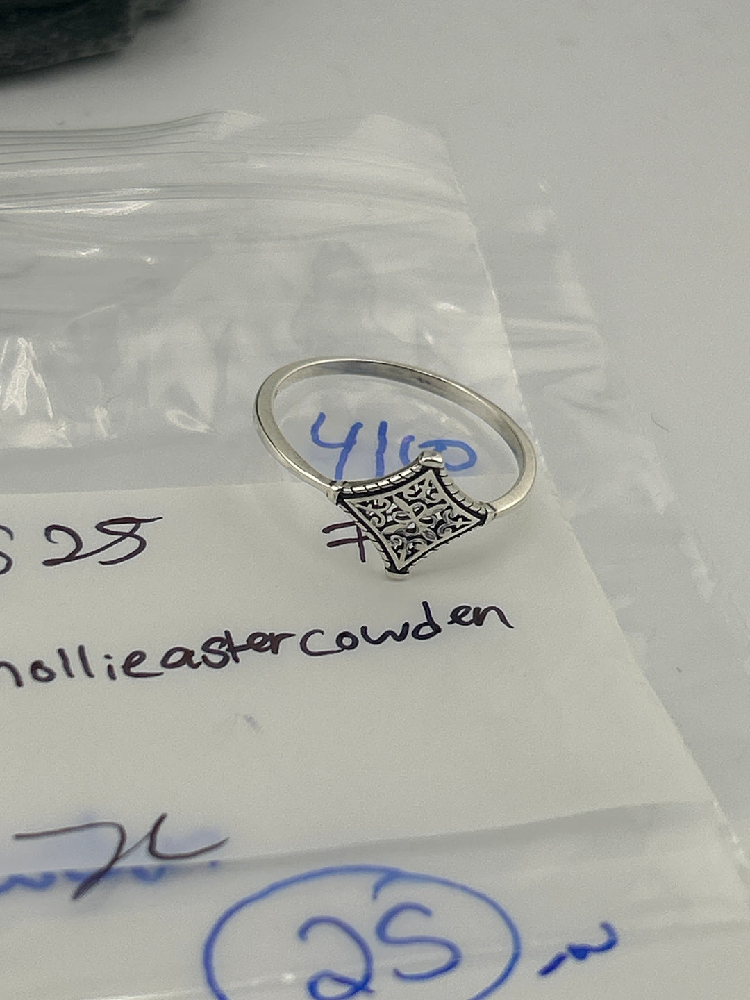 RESERVED FOR: hollieastercowden-4/10/2025 tiktok Live Show -1  Sterling Silver Items