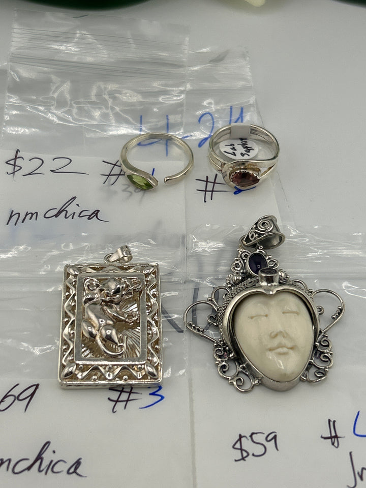 RESERVED FOR: nmchica - 4/24/2025 tiktok Live Show -4  Sterling Silver Items