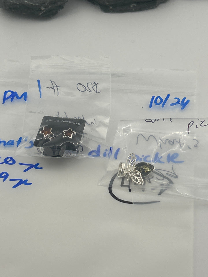 PM SHOW 48HR - RESERVED FOR: What's the dill pickle - 10/24/2025 FL tiktok Live Show - 2 Sterling Silver Items