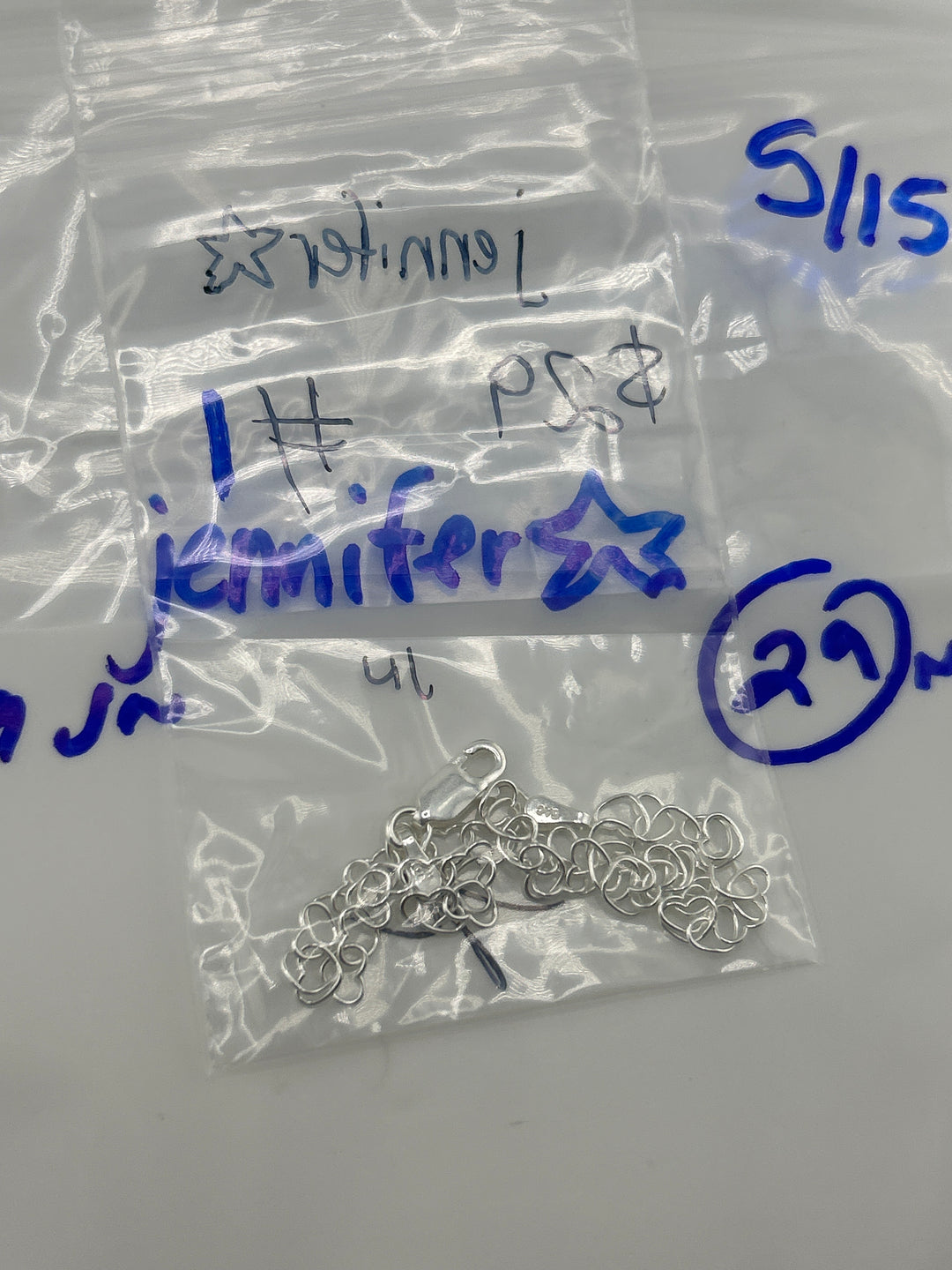 RESERVED FOR:  jennifer⭐- 5/15/2025 tiktok Live Show - 1 Sterling Silver Items