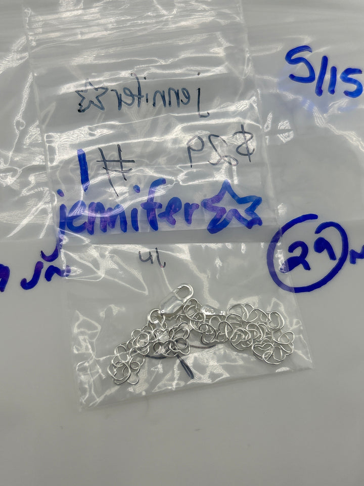 RESERVED FOR:  jennifer⭐- 5/15/2025 tiktok Live Show - 1 Sterling Silver Items