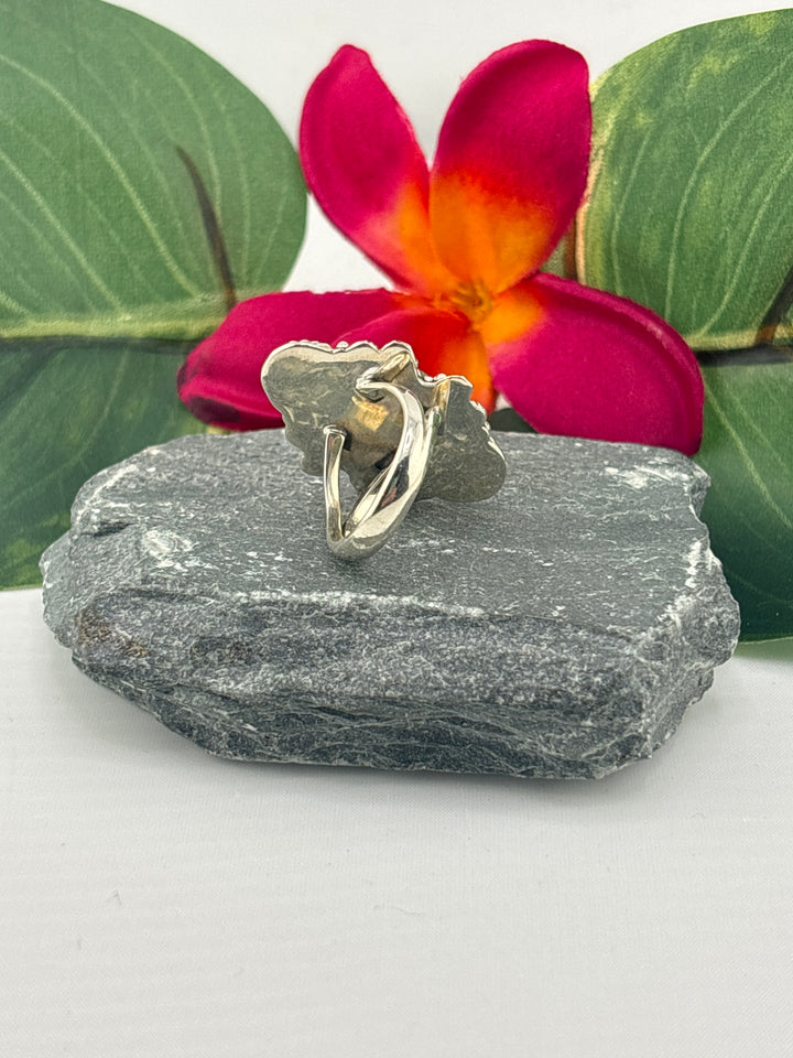 Spiny Oyster Copper Turquoise Ring Size 6