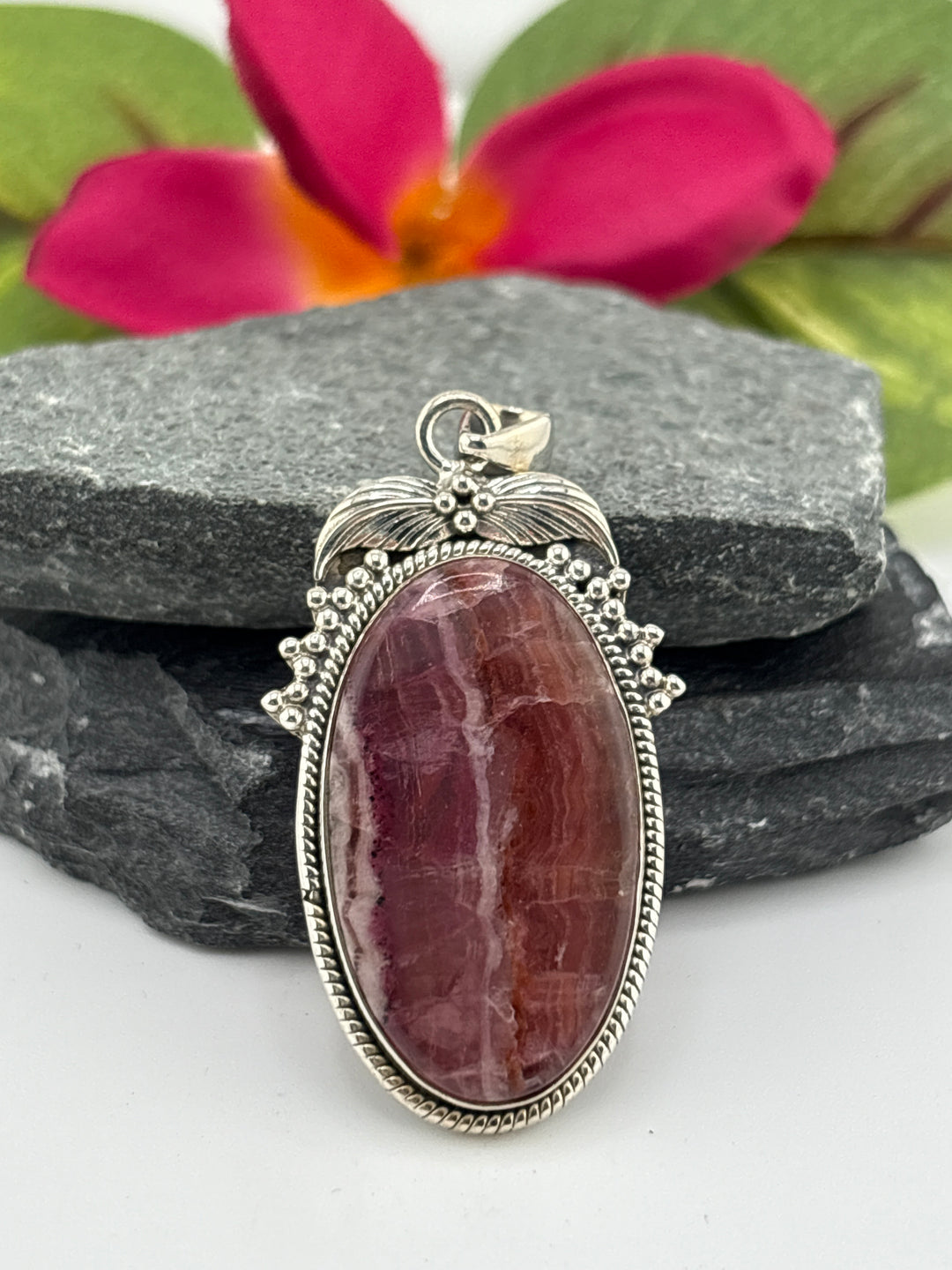 Cobalt Calcite Pendant