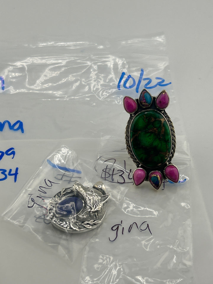 PM SHOW 48HR - RESERVED FOR: gina - 10/22/2025 FL tiktok Live Show - 2 Sterling Silver Items