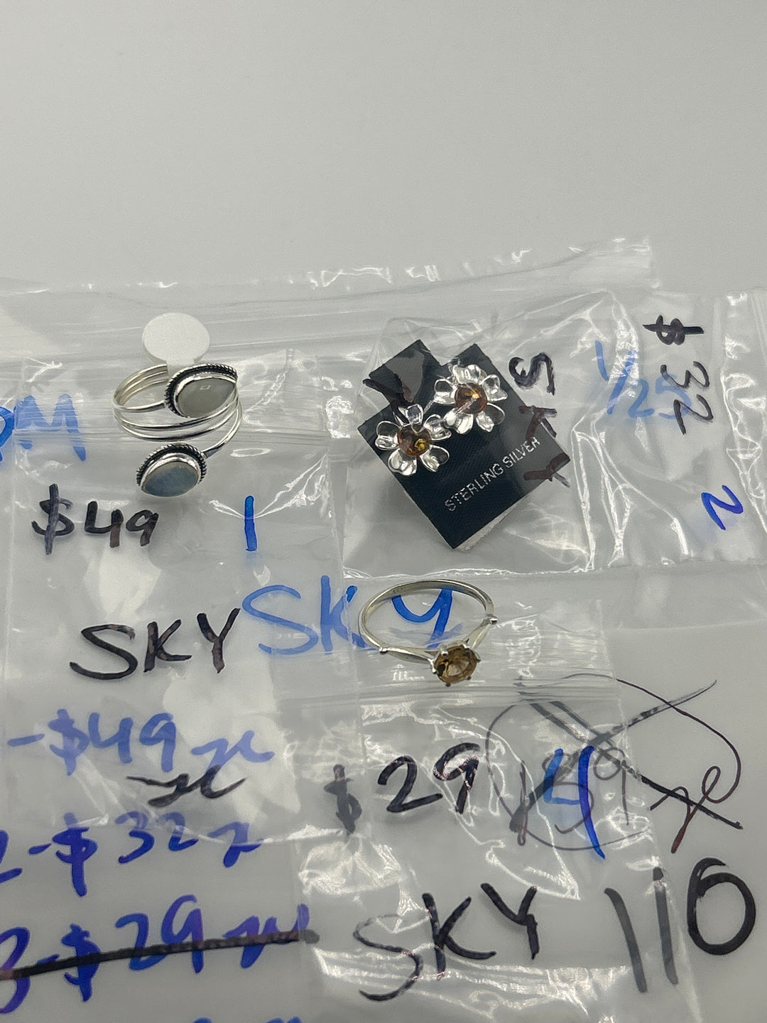 SKY - 1/25/26 PM - 4 925 Sterling Silver Items