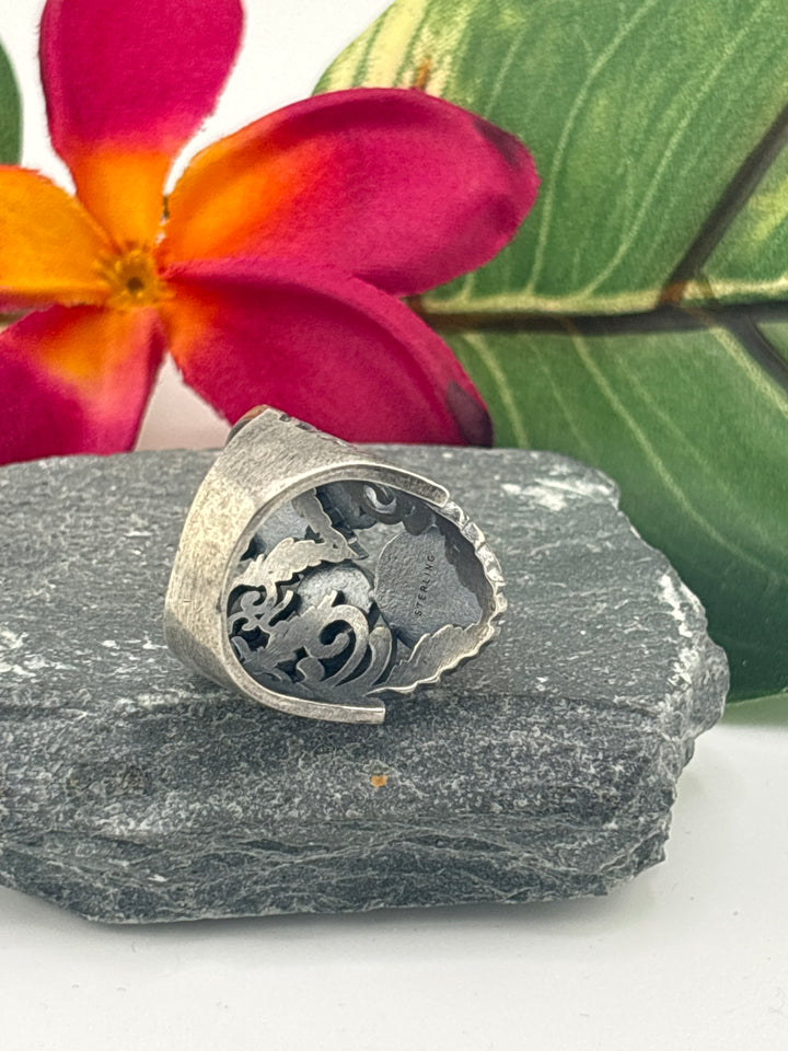 Cluster Shield Ring Size 7.5