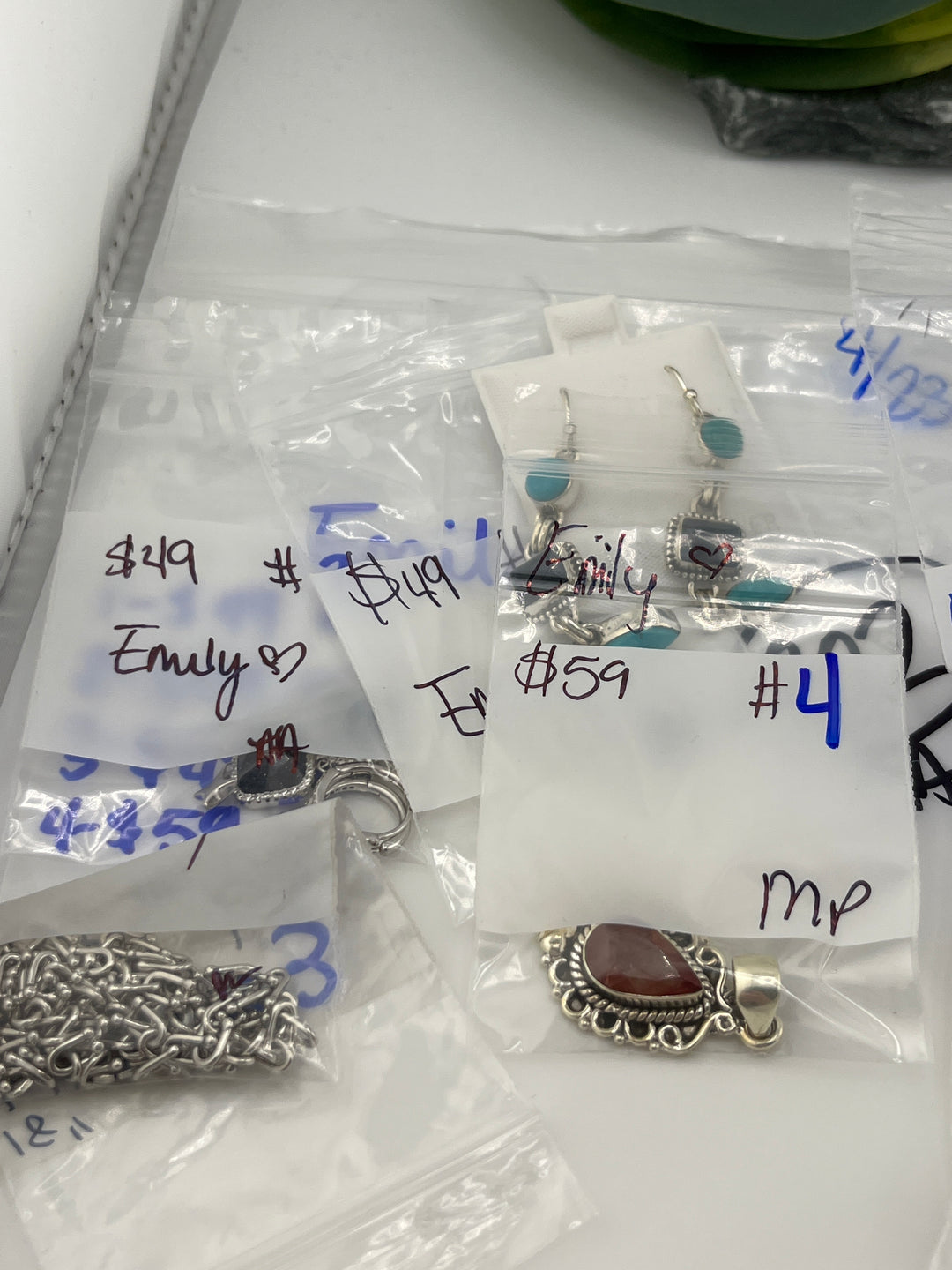 RESERVED FOR: Emily❤️ - 4/23/2025 tiktok Live Show - 4 Sterling Silver Items