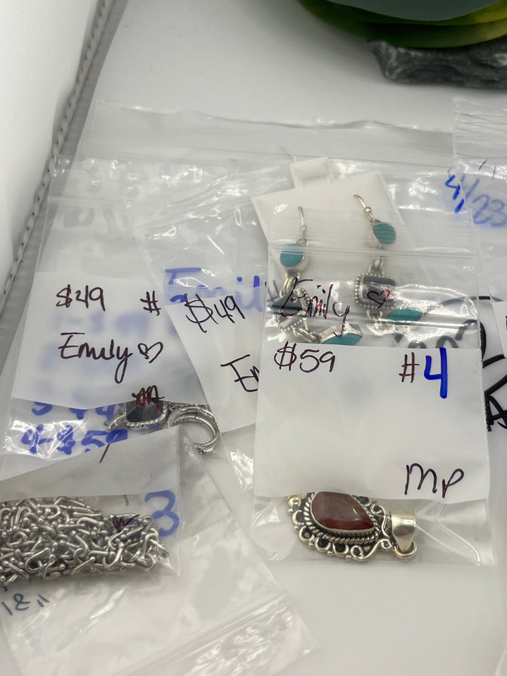 RESERVED FOR: Emily❤️ - 4/23/2025 tiktok Live Show - 4 Sterling Silver Items