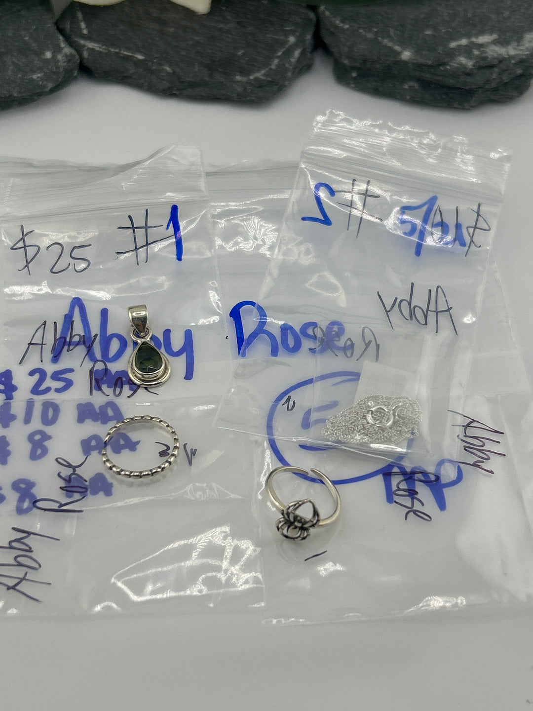 RESERVED FOR: Abby Rose - 5/21/2025 tiktok Live Show -  Sterling Silver Items