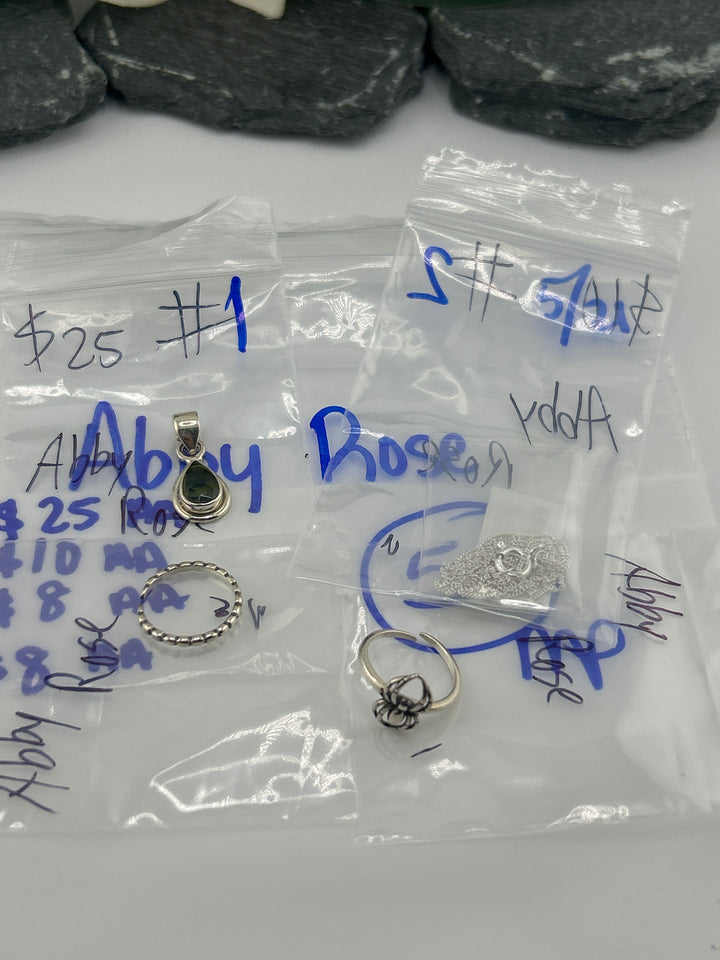RESERVED FOR: Abby Rose - 5/21/2025 tiktok Live Show -  Sterling Silver Items
