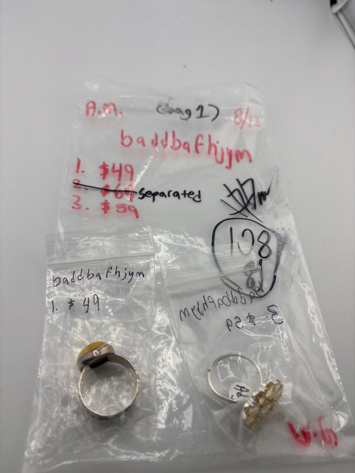AM SHOW 48HR - RESERVED FOR: baddbafhjym- 8/12/2025 FL tiktok Live Show - 2 Sterling Silver Items